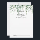 ユーカリ結婚プウェルウィズアドバイスカード アドバイスカード<br><div class="desc">このユーカリ結婚プスの願い事アドバイスカードはにシンプル最適結婚である。このデザインは水彩手描き植物性ユーカリエレガントプタスの枝と葉を備えている。これらのカードはs、結婚ブライダルシャワー、ベビーシャワー、卒業式パーティーなどに最適だ。新郎新婦の名前、両親または卒業生の名前でカードをパーソナライズ。</div>