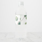 ユーカリ結婚プスのウォーターボトルラベル ペットボトルラベル (裏面)