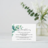 ユーカリ結婚プスの宿泊 エンクロージャーカード (スタンド正面)