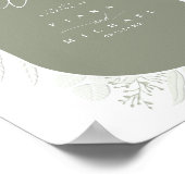 ユーカリ結婚プスリースウェルカムグリーンID901 ポスター (角)