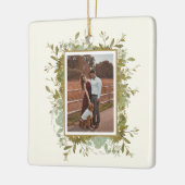 ユーカリ結婚プス写真 セラミックオーナメント (左)