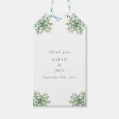 ユーカリ結婚プス ギフトタグ (正面)