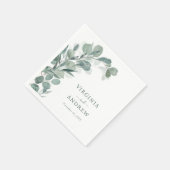 ユーカリ結婚プス スタンダードカクテルナプキン (角)