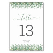 ユーカリ結婚プス テーブルナンバー (裏面)