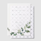 ユーカリ結婚プス ベラム紙招待状 (オフセット (招待状))