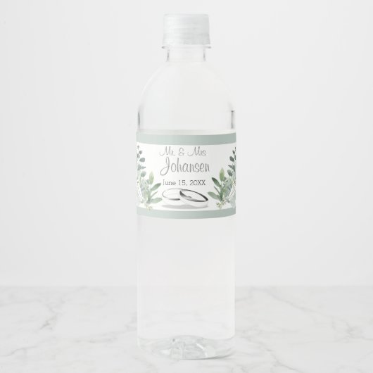 ユーカリ結婚プス ペットボトルラベル (正面)