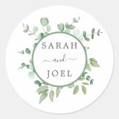ユーカリ結婚プス ラウンドシール (正面)