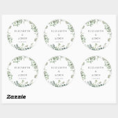 ユーカリ結婚プス ラウンドシール (シート)