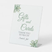 ユーカリ結婚プス 台座サイン (正面)