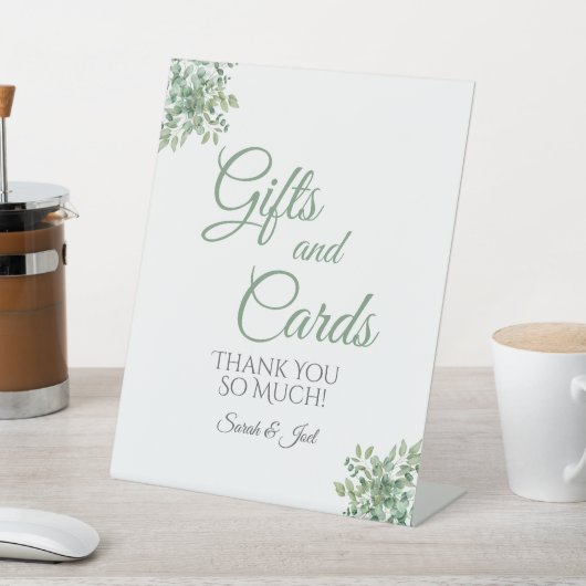 ユーカリ結婚プス 台座サイン (インサイチュ)