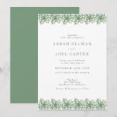 ユーカリ結婚プス 招待状 (正面/裏面)