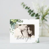 ユーカリ結婚プス – 水彩緑葉草類 (スタンド正面)