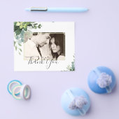 ユーカリ結婚プス – 水彩緑葉草類 チラシ (シングル)