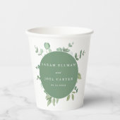 ユーカリ結婚プス 紙コップ (正面)