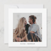 ユーカリ結婚プス | 緑エレガント園写真 セーブザデート (裏面)