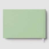 ユーカリ結婚プタス夫妻エレガント ゲストブック (裏面)