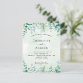 ユーカリ結婚プタス・シダの森への招待 ポストカード (スタンド正面)