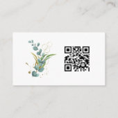 ユーカリ結婚プタスQRコード付きレジストリ エンクロージャーカード (裏面)