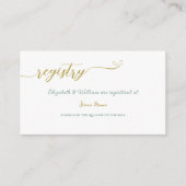 ユーカリ結婚プタスQRコード付きレジストリ エンクロージャーカード (正面)