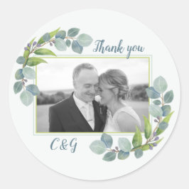 ユーカリ結婚プトゥス写真 ラウンドシール