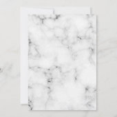 ユーカリ結婚プトゥス大理石ゴールデンラグジュアリー 招待状 (裏面)