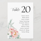 ユーカリ結婚プニー座席表カード プログラム (正面)