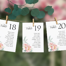 ユーカリ結婚プニー座席表カード プログラム