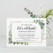 ユーカリ結婚リハーサルディナー招待状 招待状 (スタンド正面)