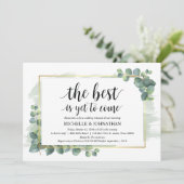 ユーカリ結婚リハーサルディナー招待状 招待状 (スタンド正面)