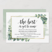 ユーカリ結婚リハーサルディナー招待状 招待状 (正面/裏面)