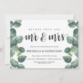 ユーカリ結婚リハーサルディナー招待状 招待状 (正面)