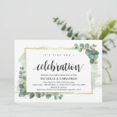 ユーカリ結婚リハーサルディナー招待状 招待状 (スタンド正面)