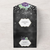 ユーカリ結婚ー オールインワン招待状 (外側)