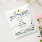 ユーカリ結婚式の引き出物バッグスウィートエンディング フェイバーバッグ (封をした状態)