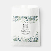 ユーカリ結婚式の引き出物バッグスウィートエンディング フェイバーバッグ (正面)