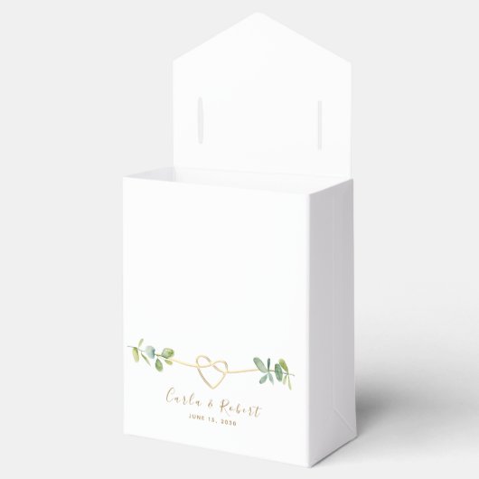 ユーカリ結婚式の引き出物箱 フェイバーボックス (オープン)