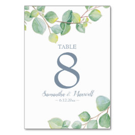 ユーカリ結婚式レセプションテーブル番号 テーブルナンバー