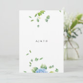 ユーカリ結婚式招待状カード 招待状 (スタンド正面)