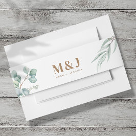 ユーカリ結婚式招待状ベリーバンド 招待状ベリーバンド