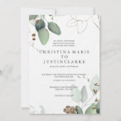 ユーカリ結婚式招待状 招待状 (正面)