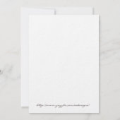 ユーカリ結婚式招待状 招待状 (裏面)