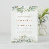 ユーカリ結婚式招待状 招待状 (スタンド正面)