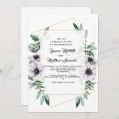 ユーカリ結婚式招待状 招待状 (正面/裏面)