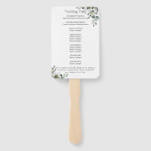 ユーカリ結婚式 プログラムハンドファン ハンドファン (裏面)