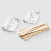 ユーカリ結婚式 プログラムハンドファン ハンドファン (組立なし)