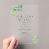 ユーカリ結婚披露宴 アクリル招待状 (インサイチュ (ポータブル))