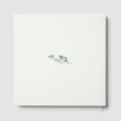 ユーカリ結婚植物金箔 ゲストブック (裏面)