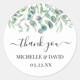 ユーカリ結婚・グリーナリーの有難い名台本 ラウンドシール