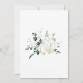 ユーカリ綿結婚花 招待状 (裏面)