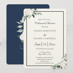 ユーカリ綿  感じベージュ色v2リハーサルディナー 招待状